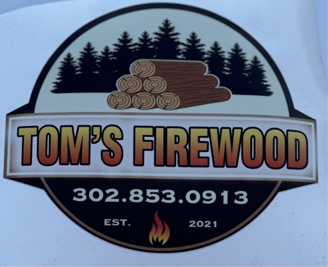 Toms Firewood Sticker