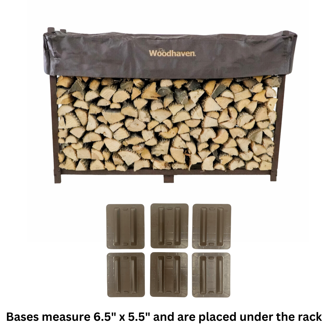 The Woodhaven 6ft Firewood Rack