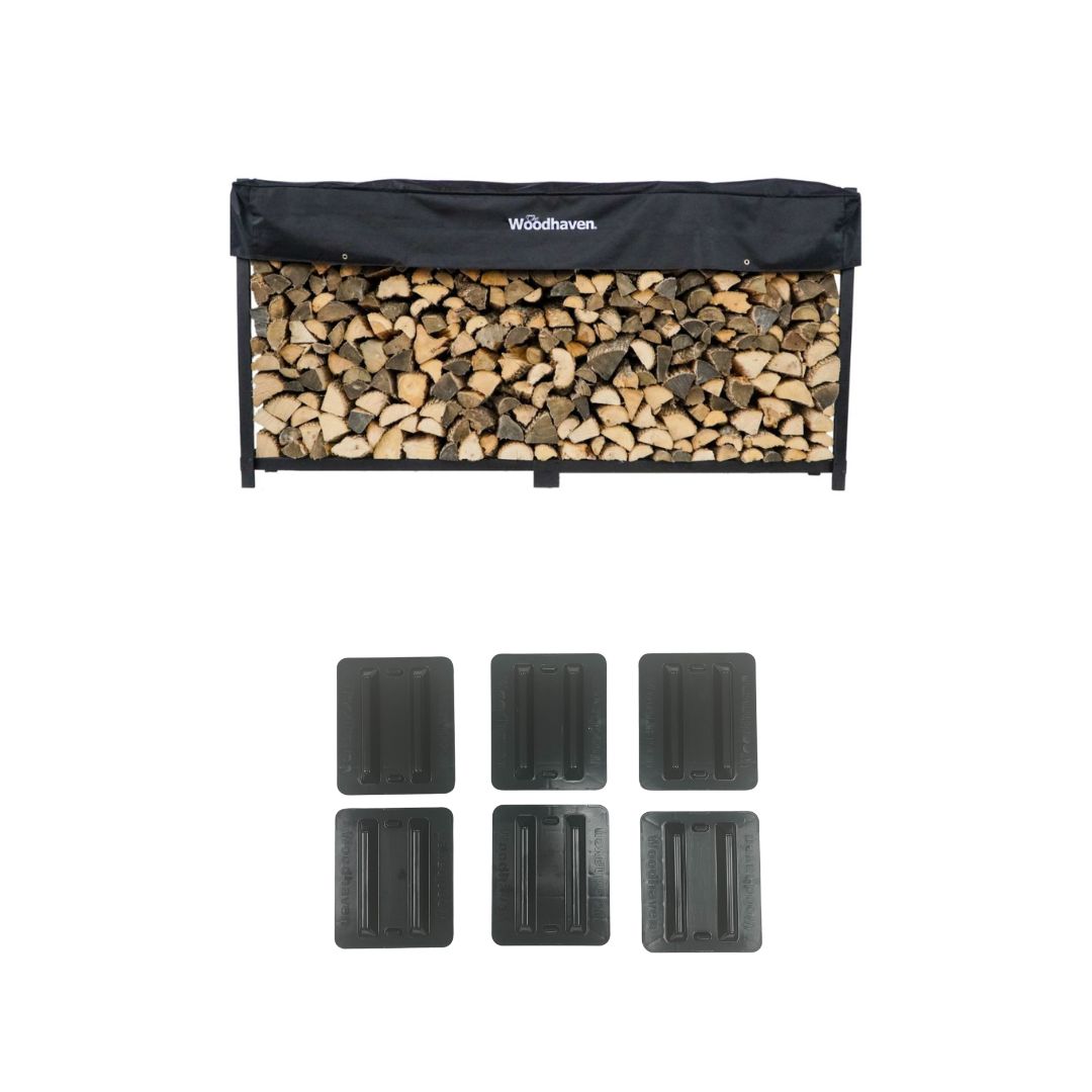The Woodhaven 10ft Firewood Rack